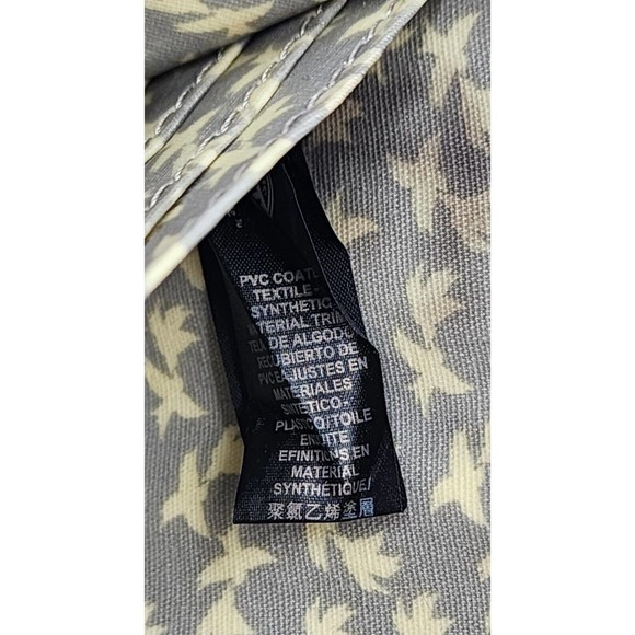 Fossil Long Live Vintage Long Wallet Red Checkered & Birds Zip Around PVC Coated - Picture 6 of 11